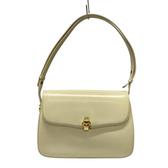 GUCCI - Cream Leather Shoulder Bag 373-081125 - Picture 1 of 11